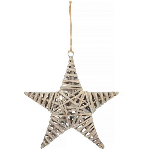 Božićni ukras-zvijezda pletena 25 x 25 cm slika 2