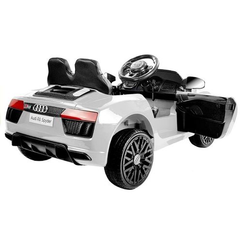 Licencirani auto na akumulator Audi R8 Spyder - bijeli slika 4