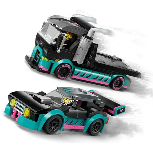 Playset Lego 60406 Race Car and car carrier truck slika 8