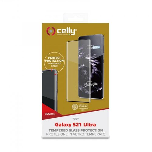 CELLY Zaštitno staklo 3D za Samsung S21 ULTRA slika 3