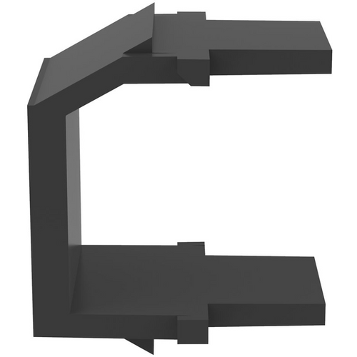 Panduit NKBMBL-X NetKey® Blank modul, 1 port, crni slika 2