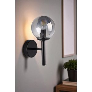 Opviq Zidna lampa 656, siva, crna
