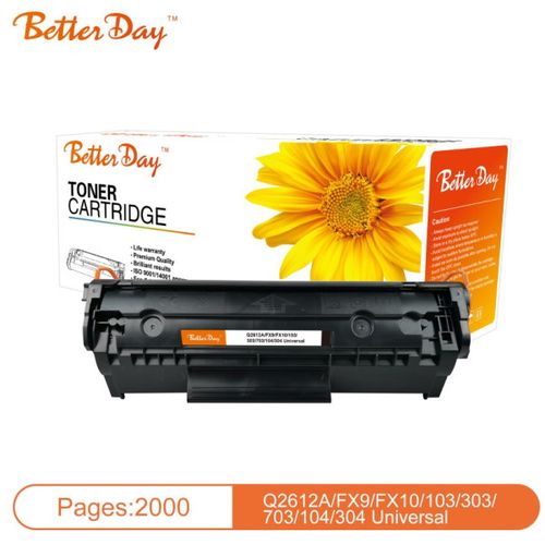 Toner BetterDay Q2612A/FX10 zam. kaseta za HP 2k slika 1