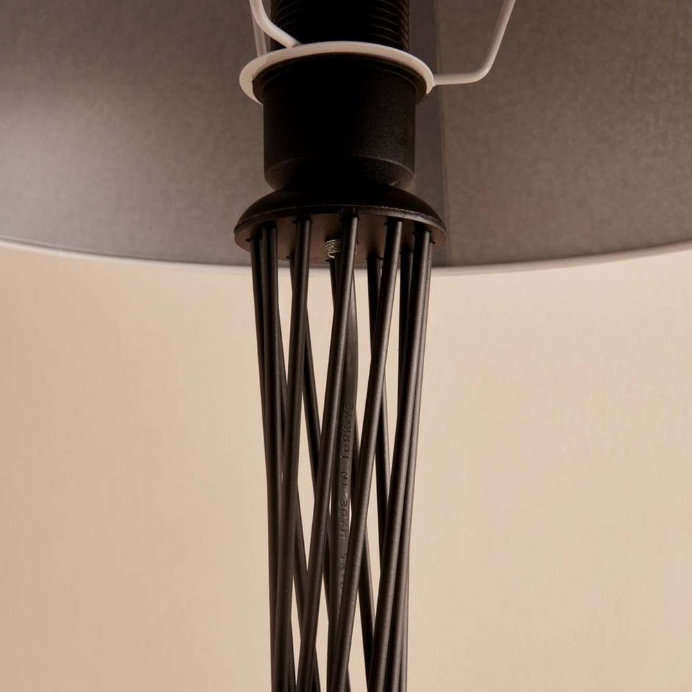AYD-3498 Smeđa i Crna Podna Lampa slika 3