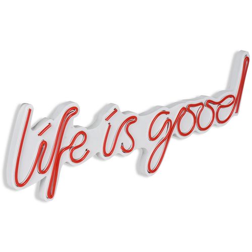 Life Is Good - Red Red Decorative Plastic Led Lighting slika 8