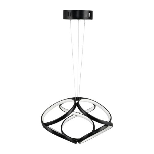 Apeiro - Black, Yellow Light Black Chandelier slika 5