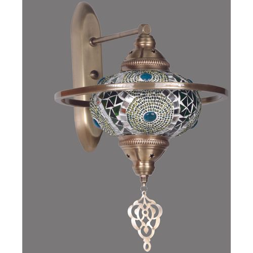 Yeni Macellan Aplik Mozaik Camlı - 7788-3A Multicolor Wall Lamp slika 2