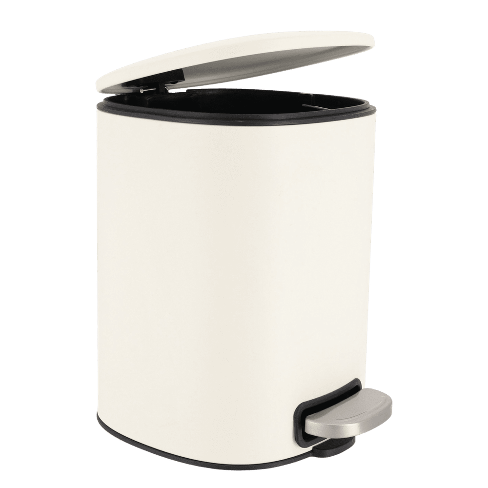 Tendance kanta za smeće na pedalu kvadratna 5l soft close metal, bijela slika 3