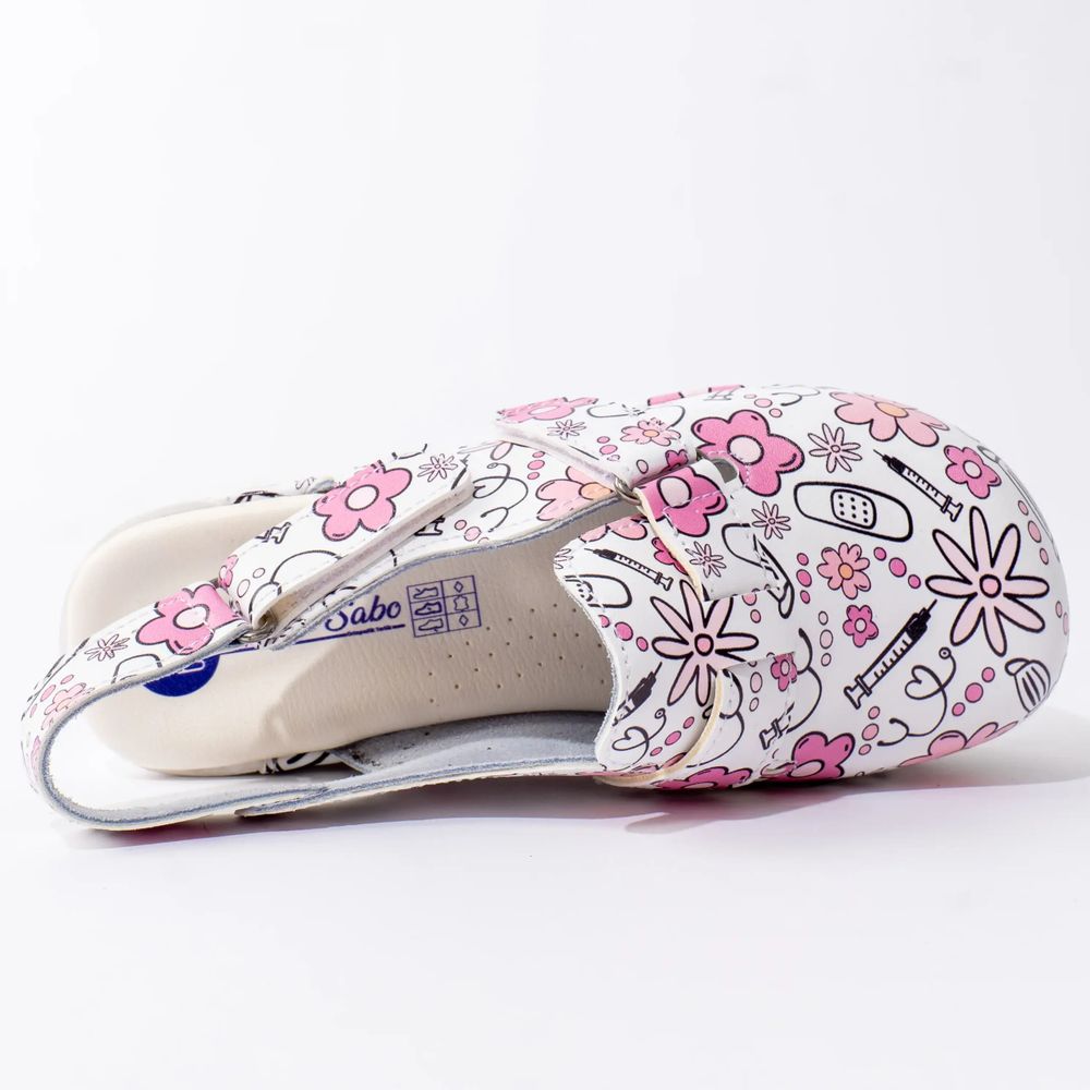 Terlik Sabo Air Max klompe sa čičak trakom, Rose slika 3