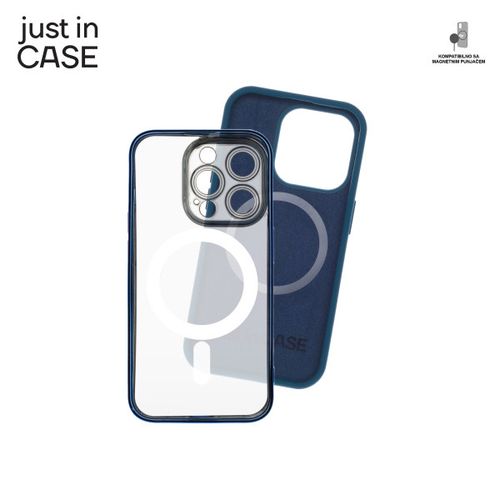 2u1 Extra case MAG MIX PLUS paket PLAVI za iPhone 15 Pro slika 2