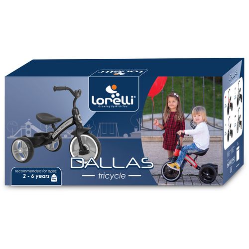 LORELLI DALLAS Tricikl za Djecu (2-6 god/do 20kg) Grey slika 12