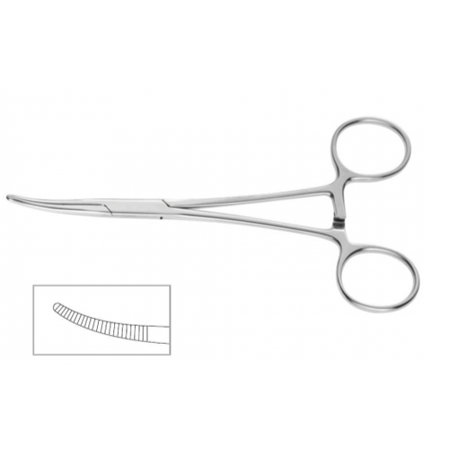 Kelly hemostatic forceps, 14 cm, hobby tool slika 1