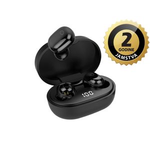 AKAI slušalice sa mikrofonom, Bluetooth, In-ear,, crne BTE-J15