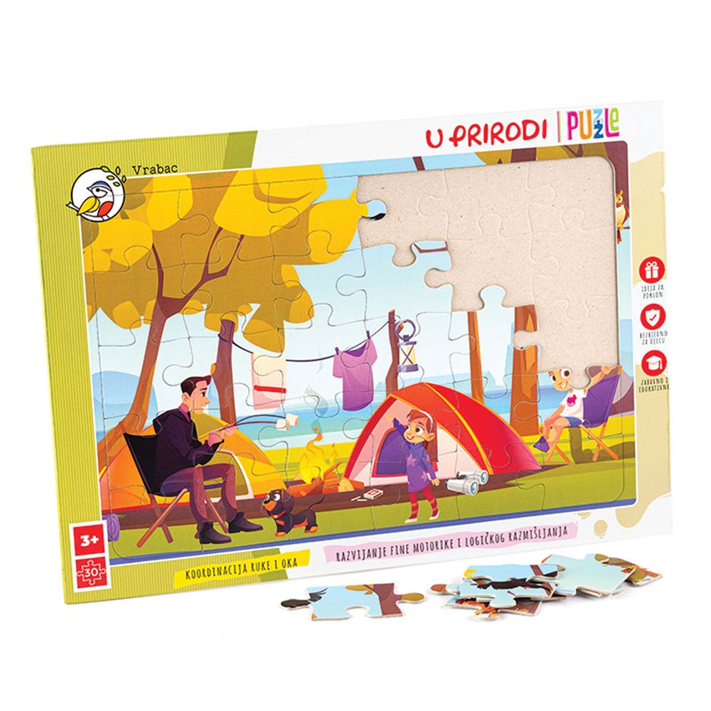 Vrabac Puzzle Fun 30, U prirodi slika 2