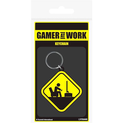 Gaming Danger Gamer at Work rubber privjesak za ključeve slika 1