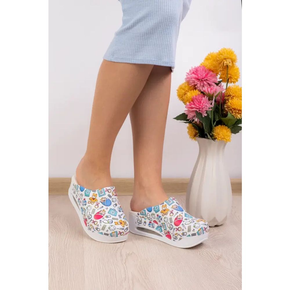 Terlik Sabo Air Max klompe, Medical Bijele 2 slika 5