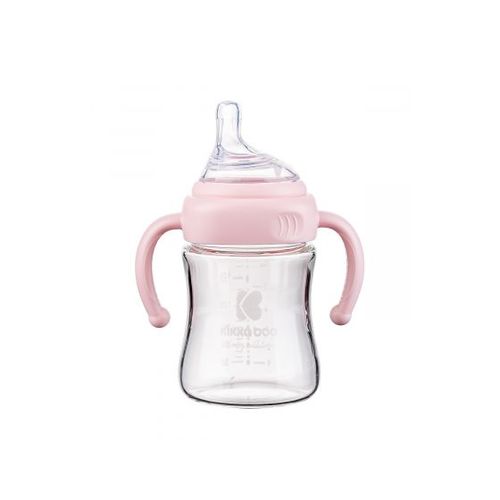 Kikka Boo staklena bočica 180ml Pink  slika 2