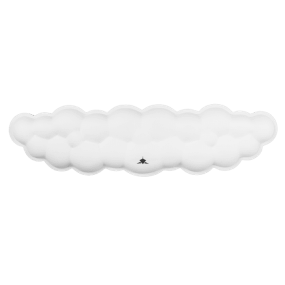 White Shark Podloga za tipkovnicu KP-012 CUMULUS, Bijela slika 1