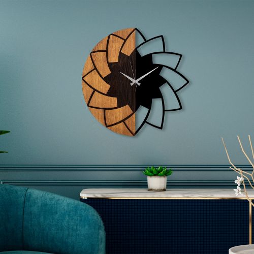 Wallity Ukrasni drveni zidni sat, Wooden Clock - 80 slika 2