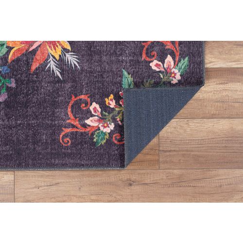 Soul Chenille - Black AL 322  Multicolor Carpet (140 x 190) slika 4