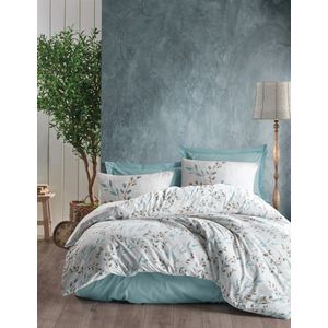 Ranforce single XXL pokrivač set Lendell - mint i bijela