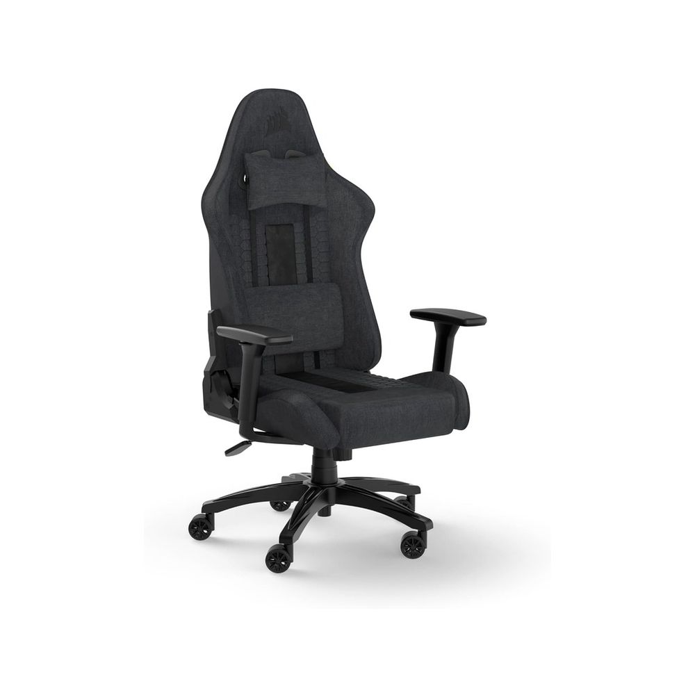 Corsair TC100 Gaming ChairRelaxed, Fabric Black/Grey120kg slika 1