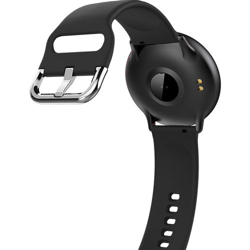 CANYON Marzipan SW-75 Smart watch, 1.22inches IPS full touch screen, aluminium+plastic body,IP68 waterproof, multi-sport mode with swimming mode, compatibility with iOS and android,black-red body with extra black leather belt, Host: 41.5x11.6mm, Strap: 240x20mm, 20.8g slika 3