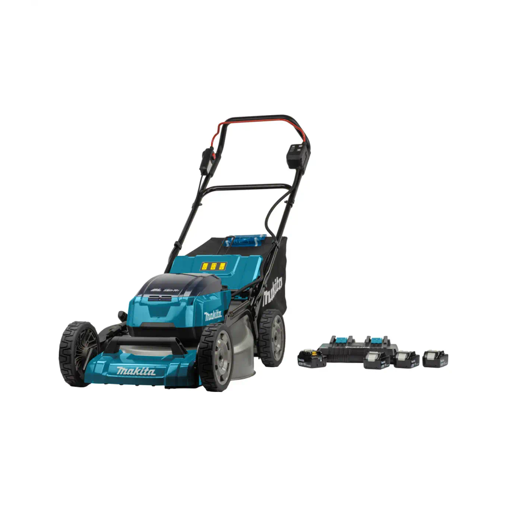 Makita - Akumulatorska kosilica 4u1 18+18V DLM530PT4 SET 4x baterija 18 V 5.0 Ah i dupli punjač slika 1