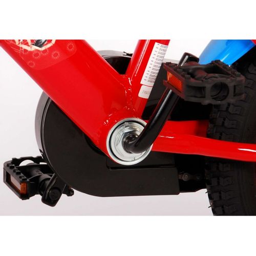 Dječji bicikl Spider-man 14" s dvije ručne kočnice crveno/plavi slika 15