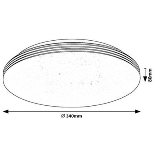 Rabalux Oscar2 led plafonska lampa 71179 slika 4
