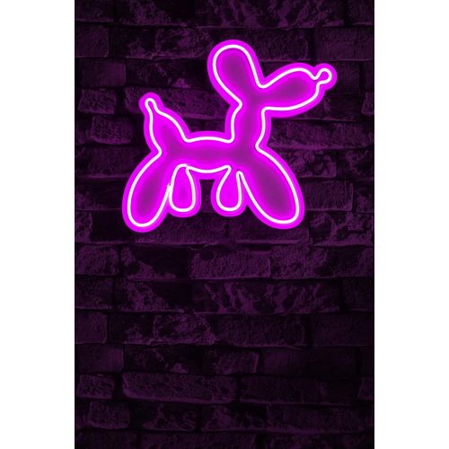 Wallity Ukrasna plastična LED rasvjeta, Balloon Dog - Pink slika 10