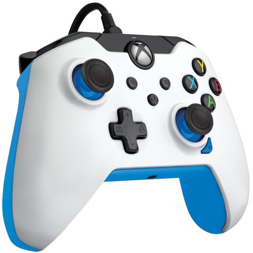 PDP XBOX WIRED CONTROLLER WHITE - ION (BLUE) slika 1