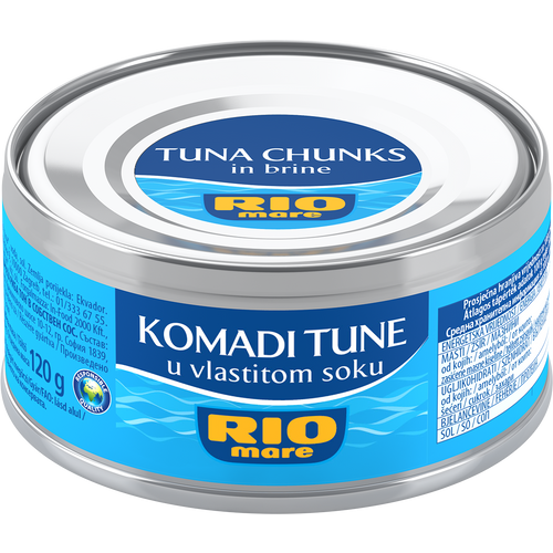 RIO mare Komadi tune u vlastitom soku Naturale 160 g slika 1