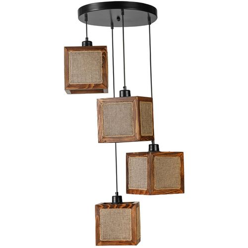 Kumsal 8702-4 Rattan
Walnut
Black Chandelier slika 2