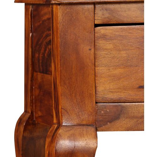 Konzolni stol od masivnog drva šišama 90x32x76 cm slika 56