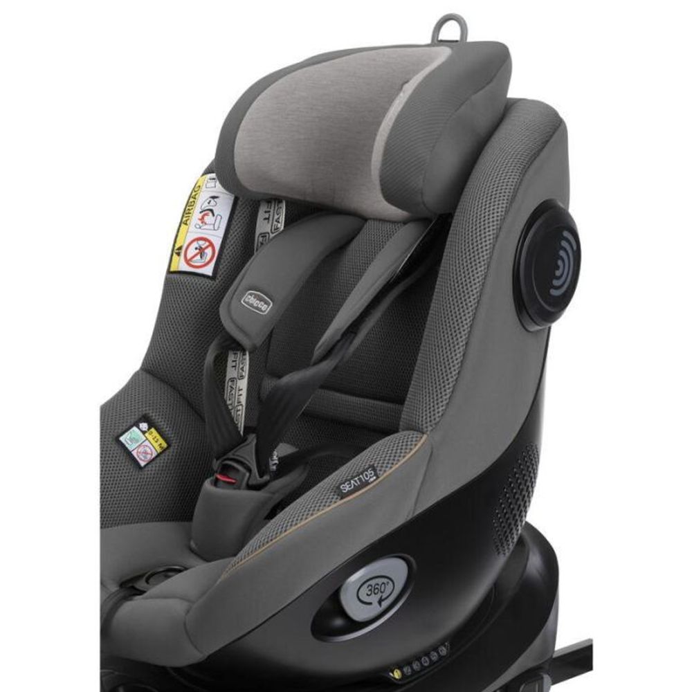 Chicco Rotirajuća autosjedalica Seat105 i-Size 360° (40-105cm) Isofix, Glam Grey slika 7