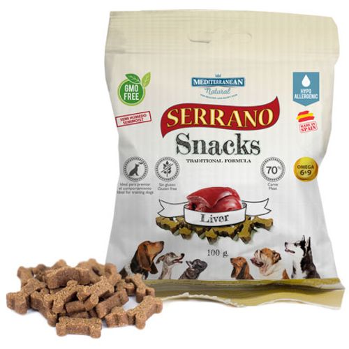 Mediterranean Poslastica Serrano Liver flavour 100 g slika 1