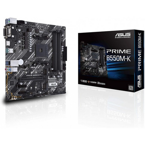 Matična ploča ASUS PRIME B550M-K ARGB, M4 B550 2DIMM DUAL M.2 AURA slika 1