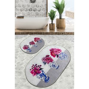 Joseph Djt Multicolor Bathmat Set (2 Pieces)