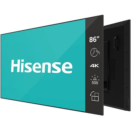 Hisense digital signage display 86DM66D 86" / 4K / 500 nits / 60 Hz / (24h / 7 dana) slika 1