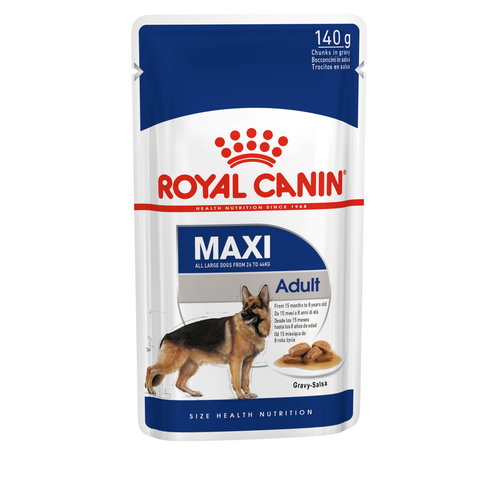 ROYAL CANIN SHN Maxi adult vrećice za pse, potpuna hrana za odrasle pse velikih pasmina (od 26 do 44 kg, od 15 mjeseci do 8 godina starosti, 10x140g slika 1