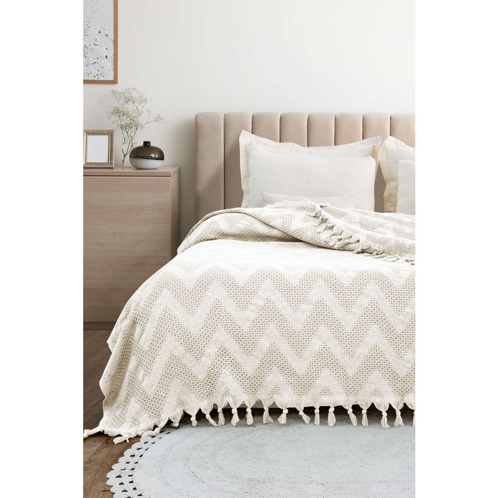 Double pique Naomi, colour: cream slika 2