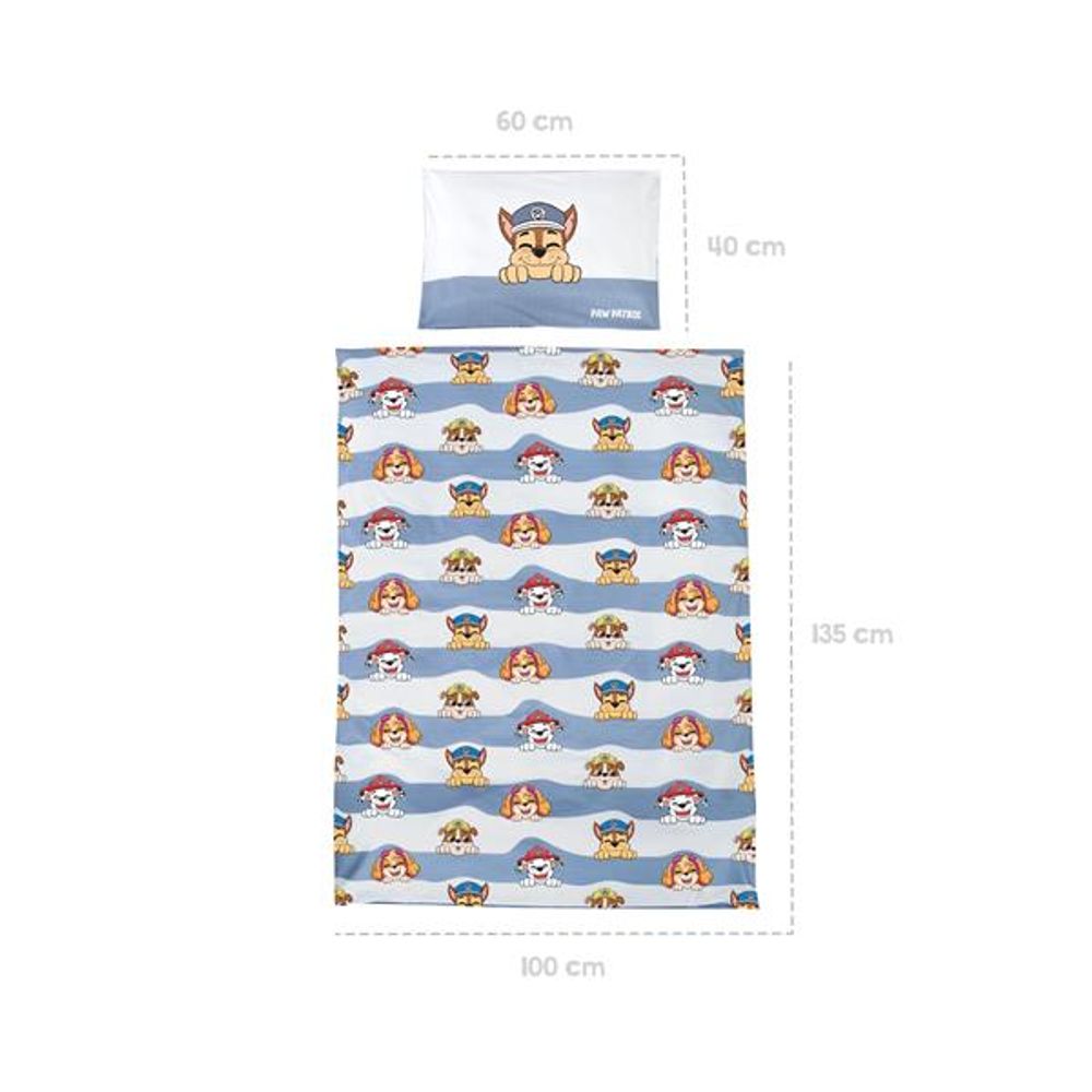 Roba Kids Dječja posteljina Paw Patrol 100x135 cm slika 3