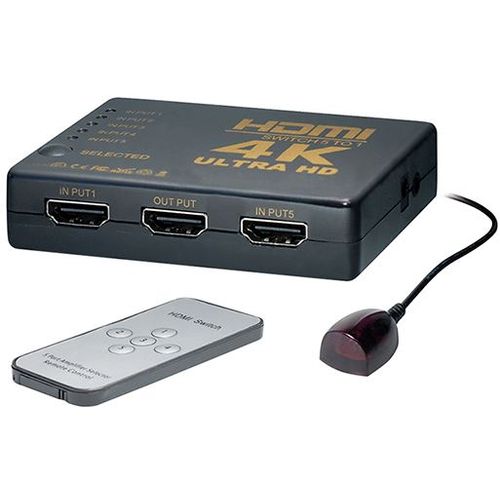 Transmedia 5-way HDMI Switch 4K@30Hz slika 1