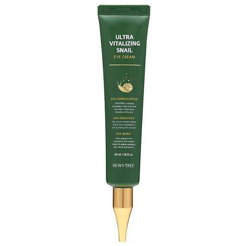 Dewytree Ultra Vitalizing Snail Eye Cream ultra vitalizirajuća krema za predeo oko očiju obogaćena filtratom sluzi puža, antirid slika 1