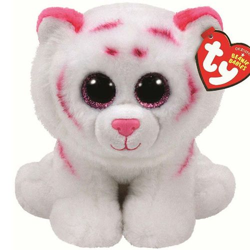 MR42186 Ty Kid Igracka Beanie Babies Tabor - Pink-White Tiger Mr42186 slika 1