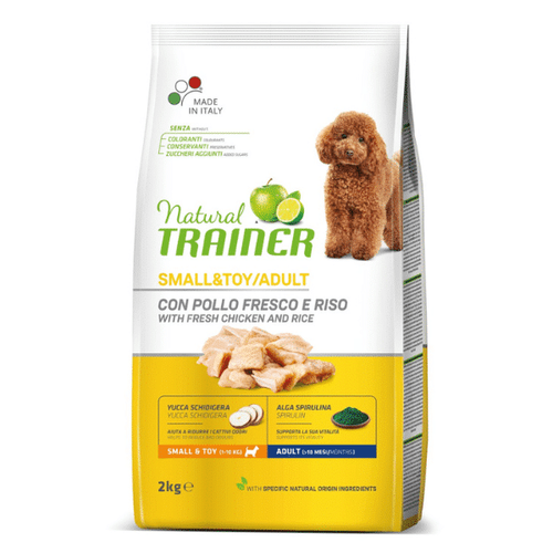 Trainer Natural Dog Small &amp; Toy Adult Piletina i Pirinač 7 kg slika 1