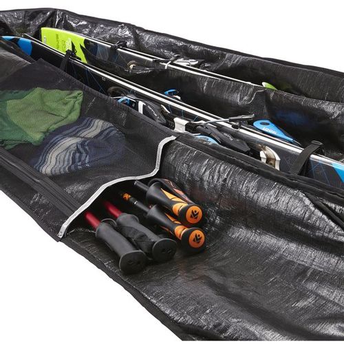 Torba roler za 2 para skija THULE 195cm crna/kobalt slika 4