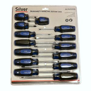 Set odvijača od 14 komada - Silver