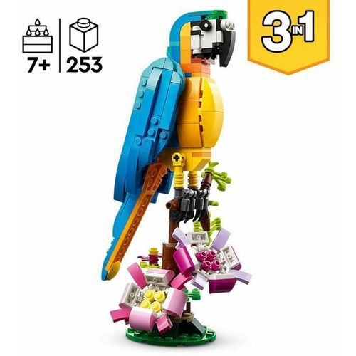 Playset Lego Creator 31136 Exotic parrot with frog and fish 3 u 1 253 Dijelovi slika 7
